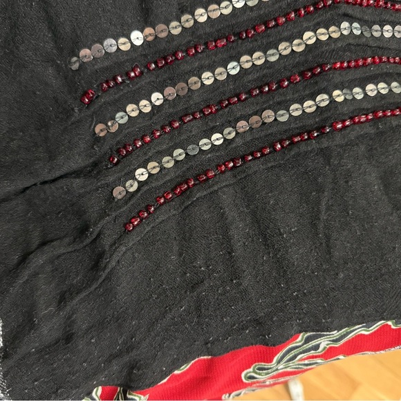 Ulla Popken Bohemian Plus Sized 20/22 Tunic Patchwork Lagenlook 3/4 Sleeve - Picture 5 of 7